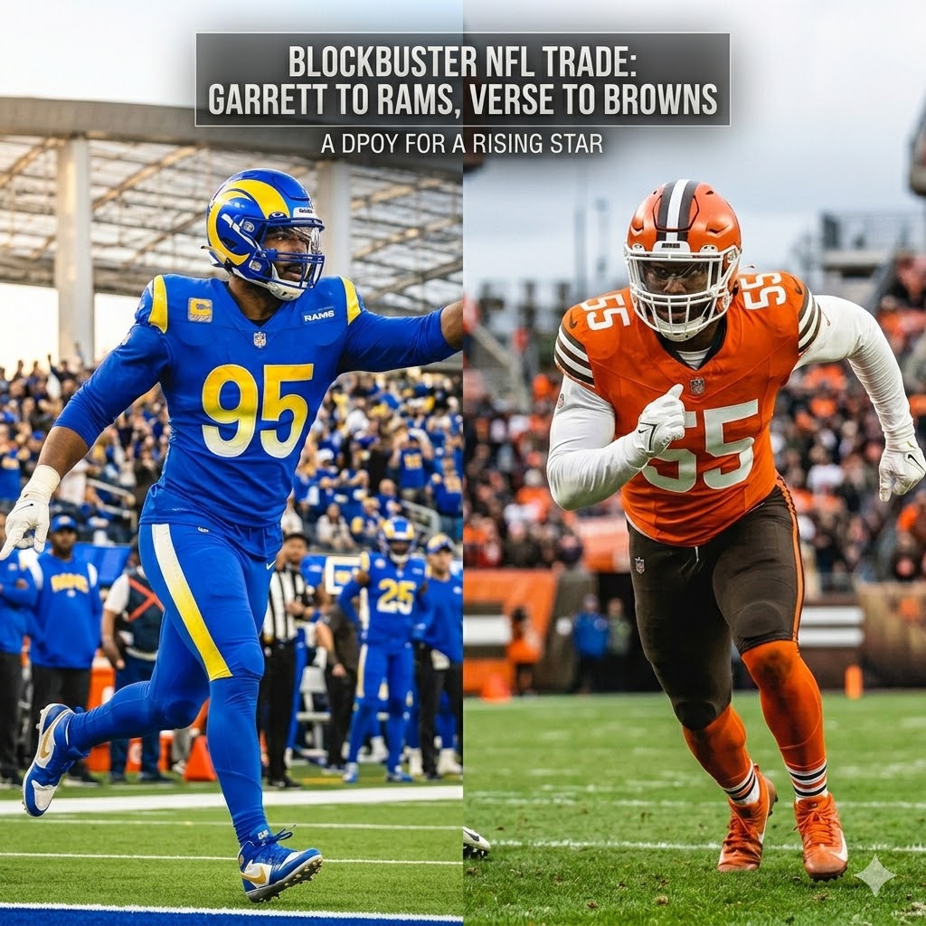 BLOCKBUSTER: Rams Go All-In for Myles Garrett, Send Jared Verse and Three Draft Picks to Browns