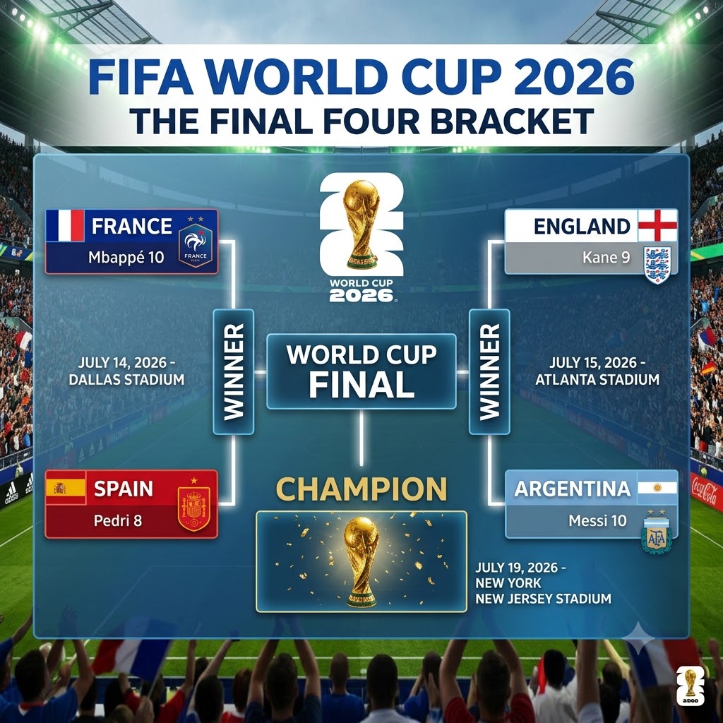 World Cup Final Four: Giant Clashes, Gritty Comebacks, and the Skycam Curse
