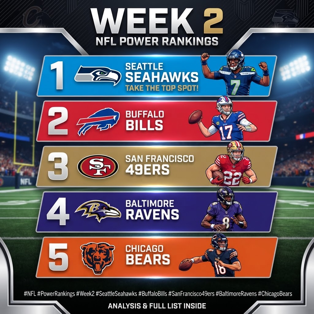 Power Rankings: Week 2