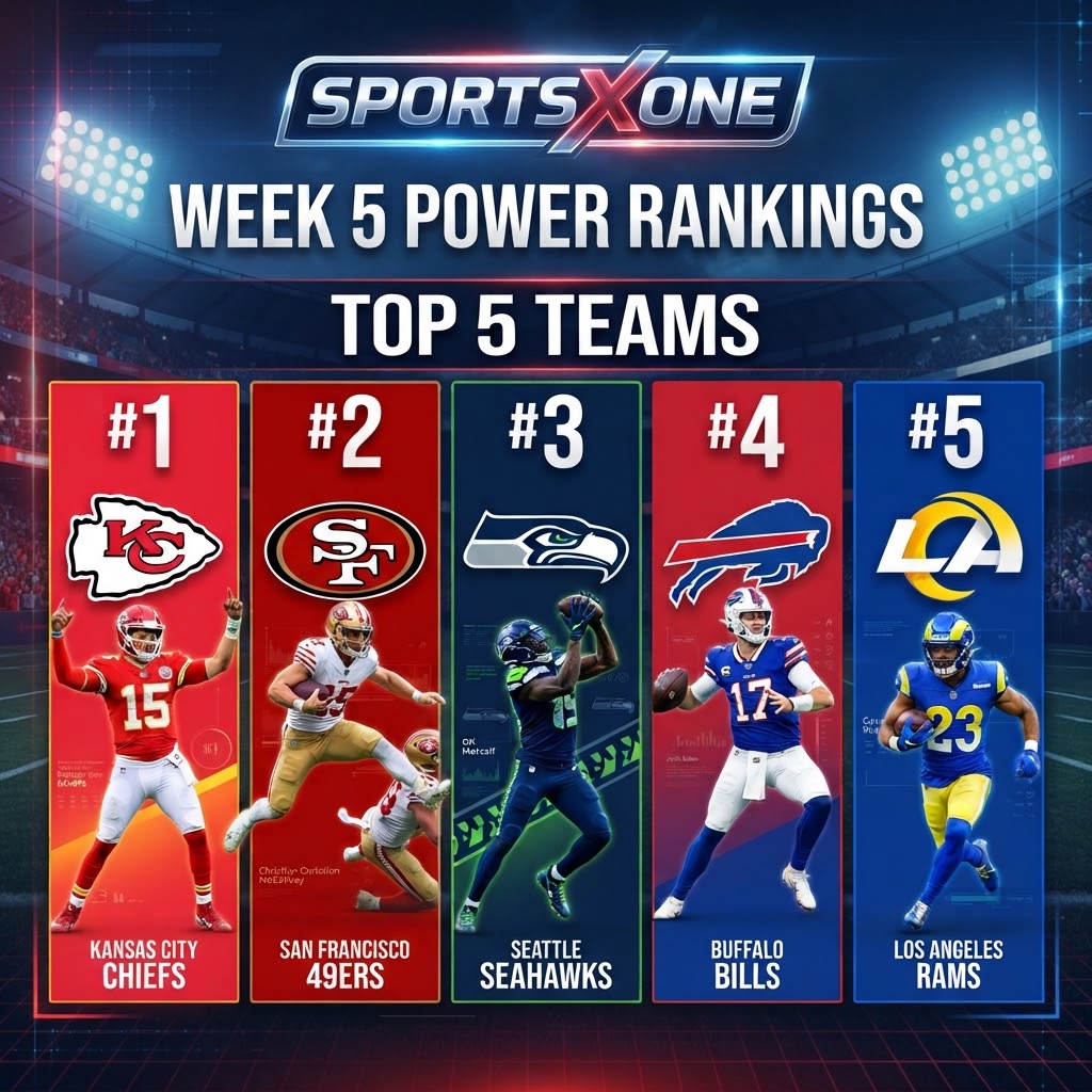 Power Rankings: Week 5